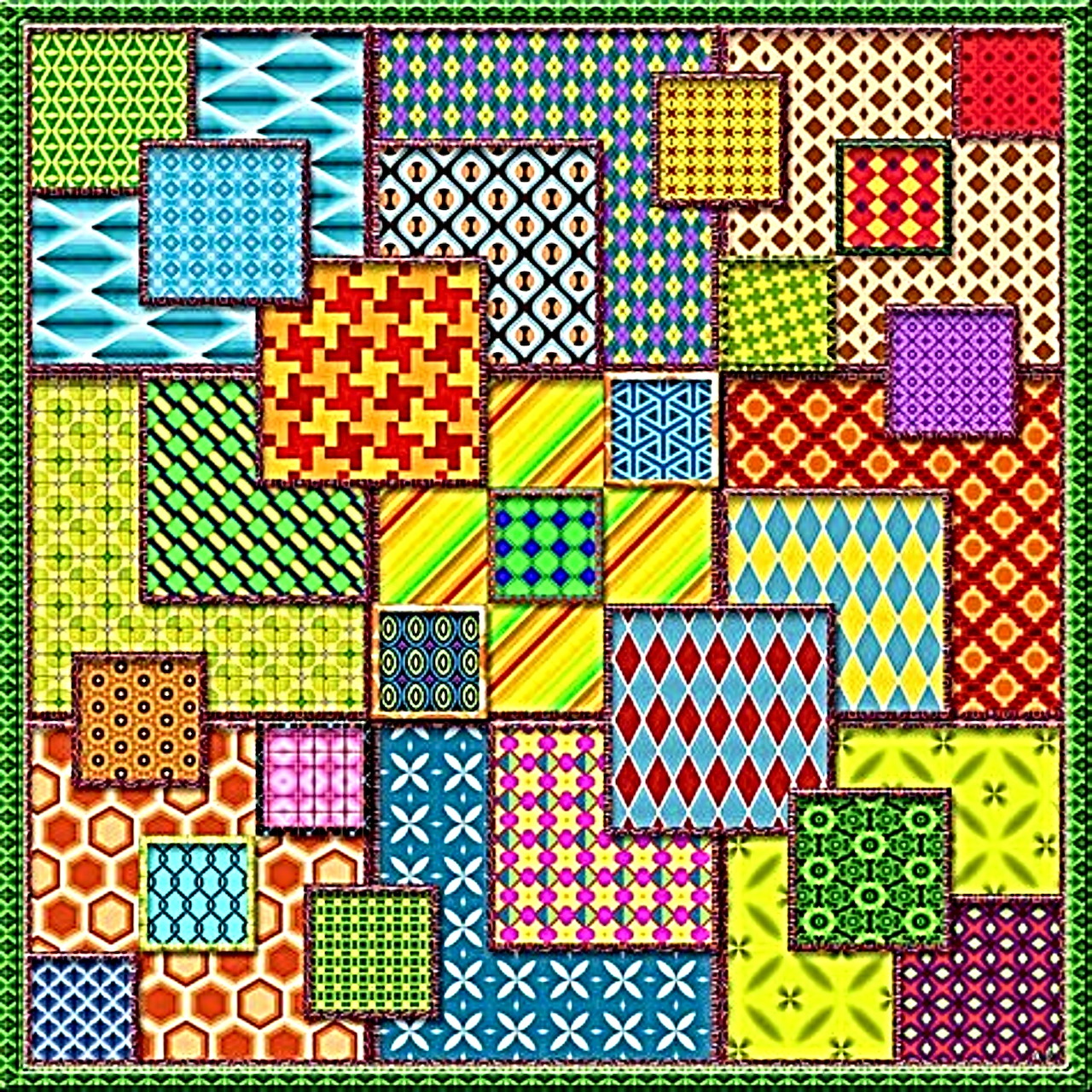 Colorful Patchwork Quilt Patterns