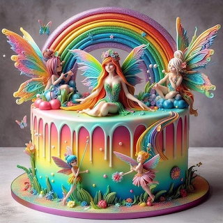 Fairy Rainbow Cake