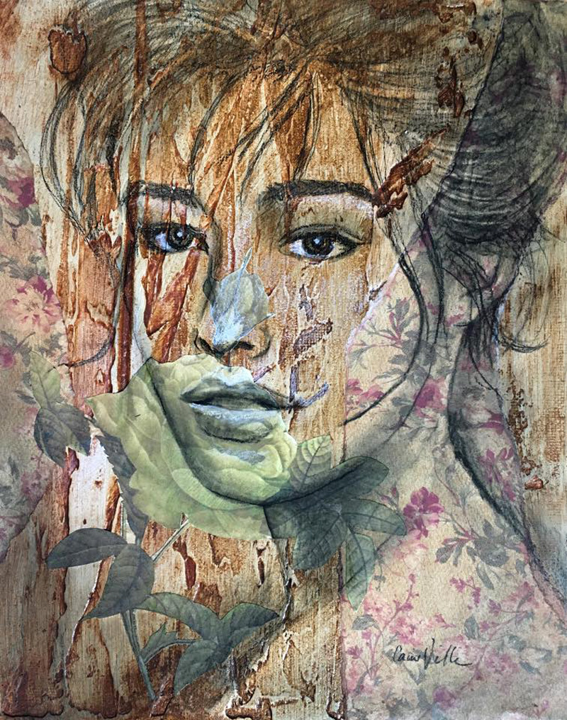 Woman Portrait Mixed Media