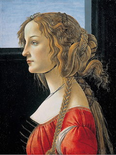 Botticelli Renaissance Portrait Woman