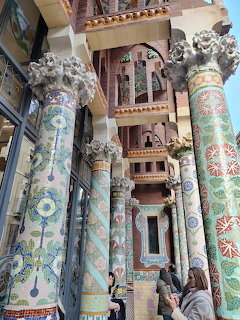 Barcelona Mosaic Columns