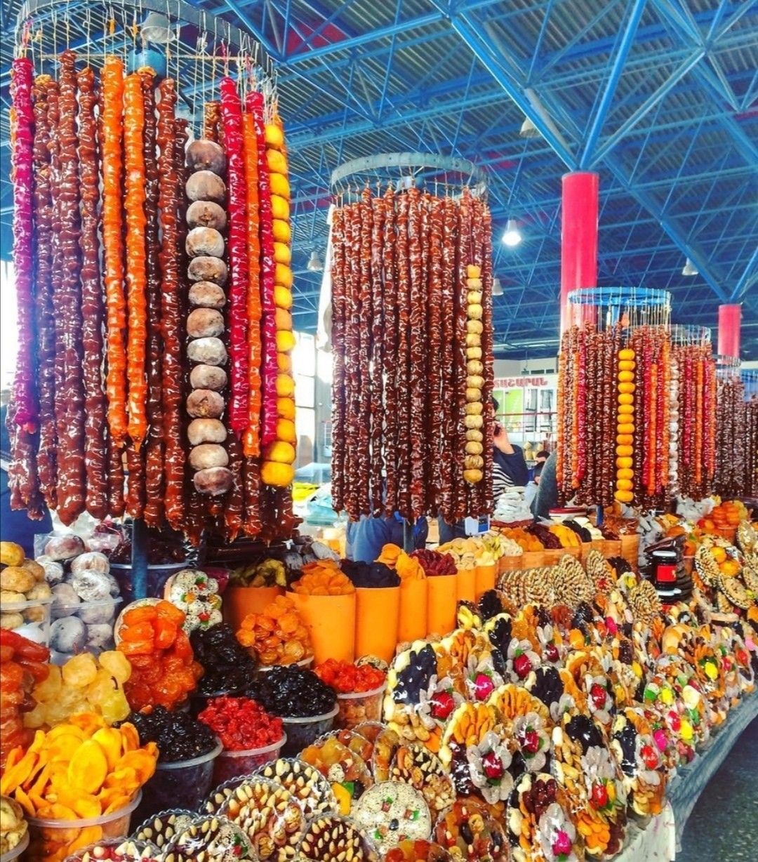 Colorful Market Dried Fruits
