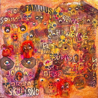 Abstract Mixed Media Collage