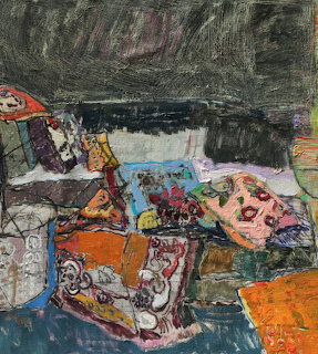 Lebanese Abstract Mixed Media Painting
