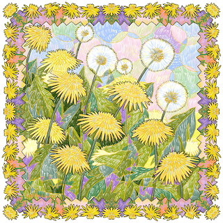 Dandelion Garden Art