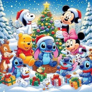 Disney Christmas Characters