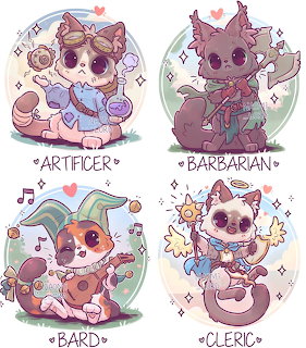 Fantasy RPG Class Cats