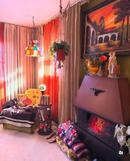 Eclectic Vintage Living Room