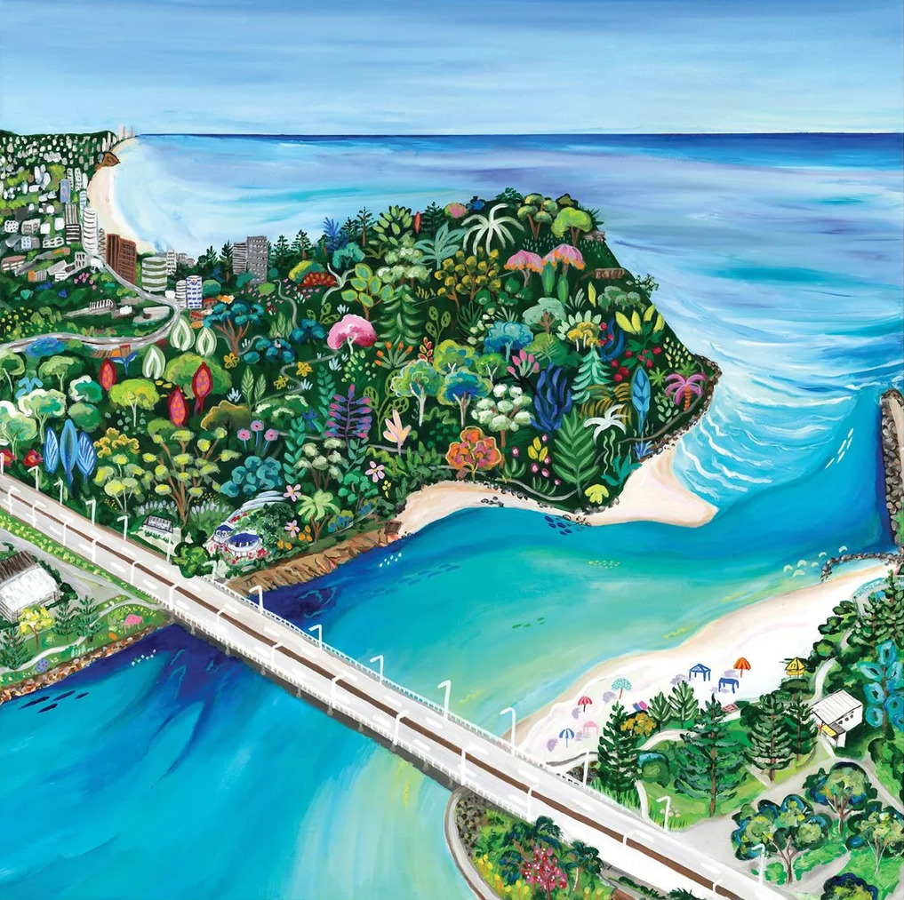 Tallebudgera Creek Aerial View