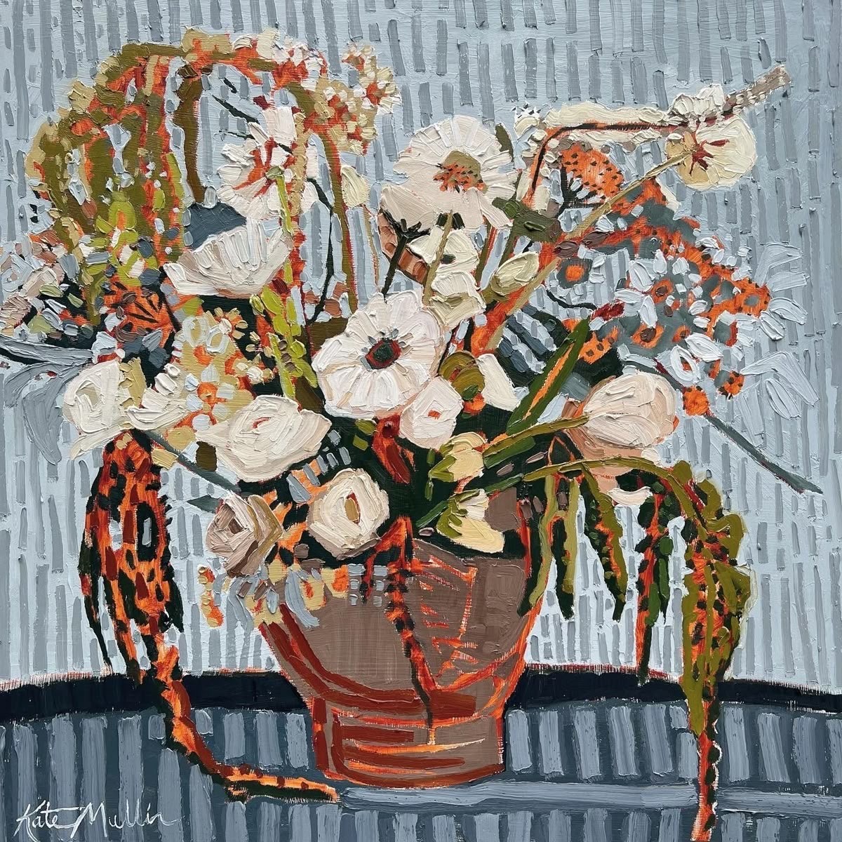 Floral Vase Painting