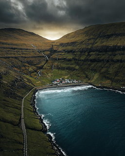Faroe Islands Coastal Village
