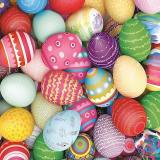 Colorful Easter Eggs Collection