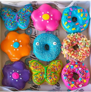 Colorful Donuts Box