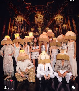 Lampshade Party in Ballroom