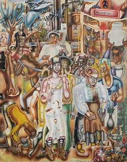 Edward Burra French Scene