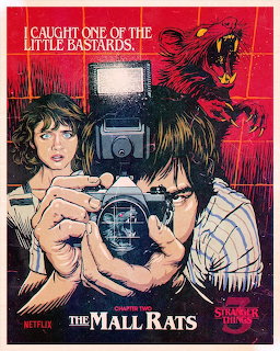 Stranger Things Mall Rats Poster