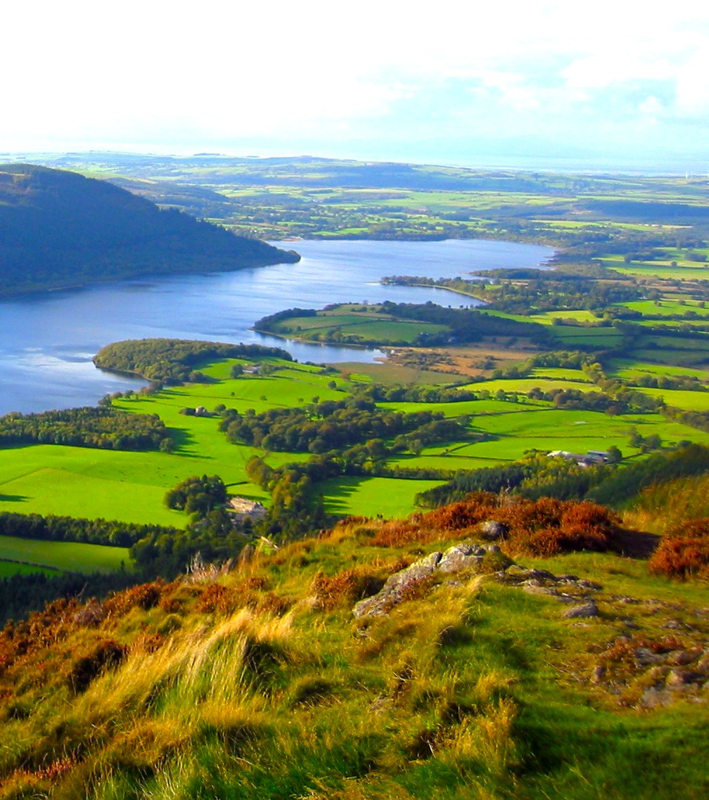 Lake and Green Hills