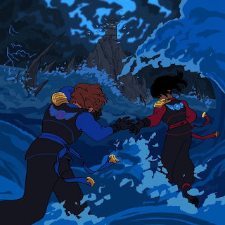 Jaya in Storm Waves