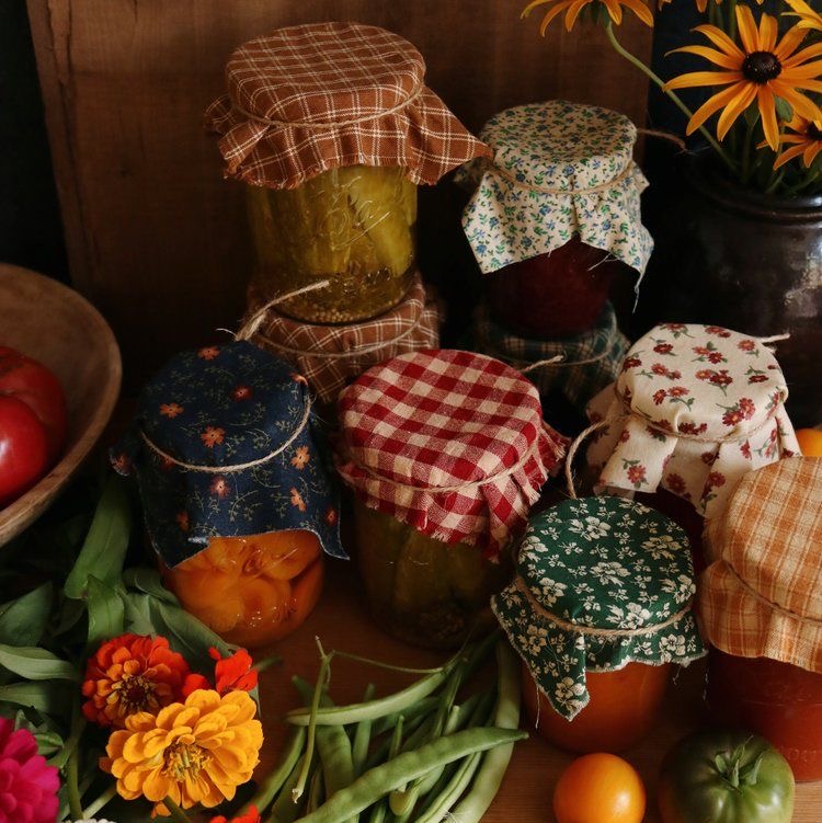 Homemade Jam Jars