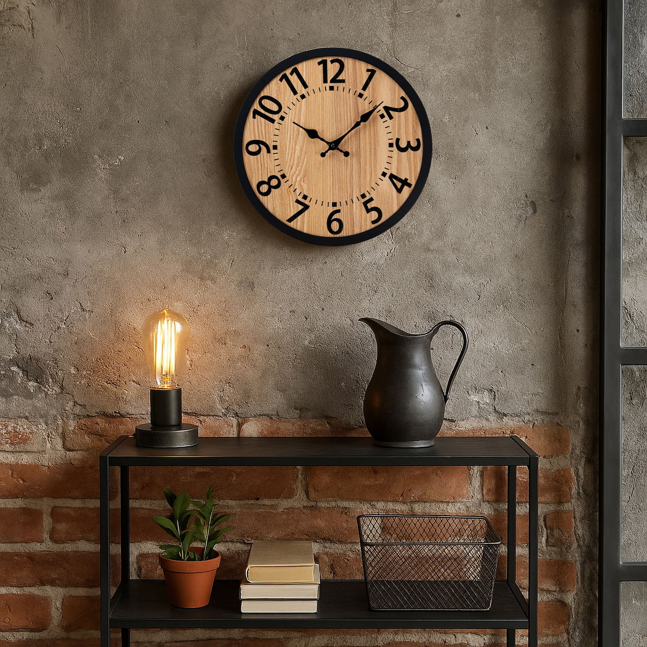 Rustic Wall Clock