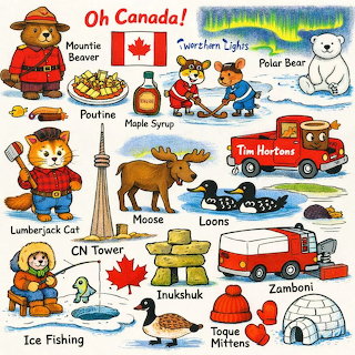 Canadian Cartoon Icons