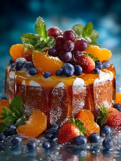Fruit Topped Cake
