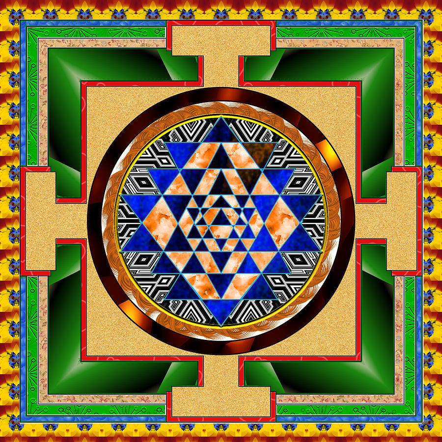 Sri Yantra Sacred Geometry Mandala