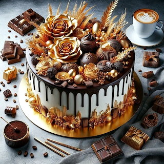 Chocolate Rose Cake