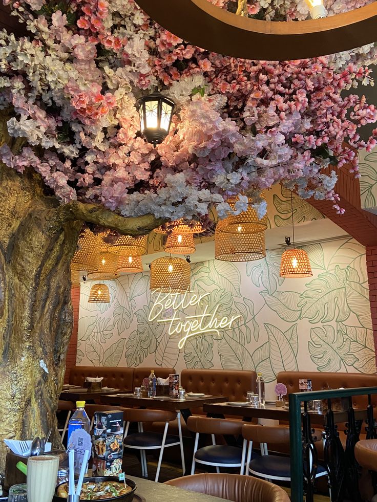 Cherry Blossom Cafe Interior