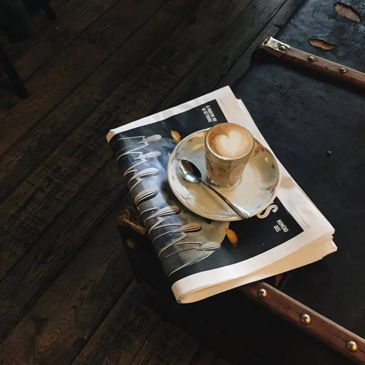 Cappuccino on Magazine