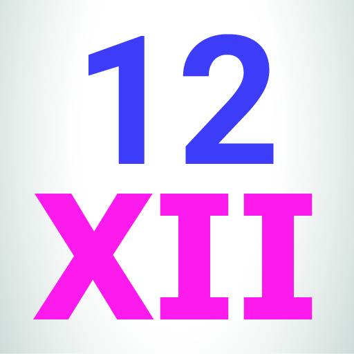Roman Numerals Twelve