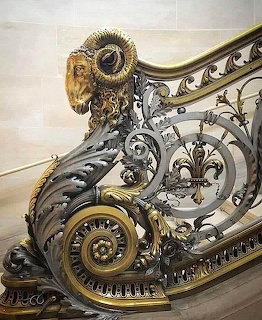 Ornate Ram Staircase