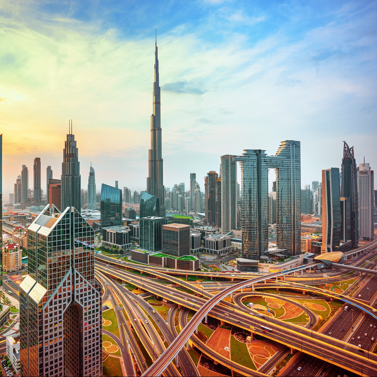 Dubai Downtown Skyline