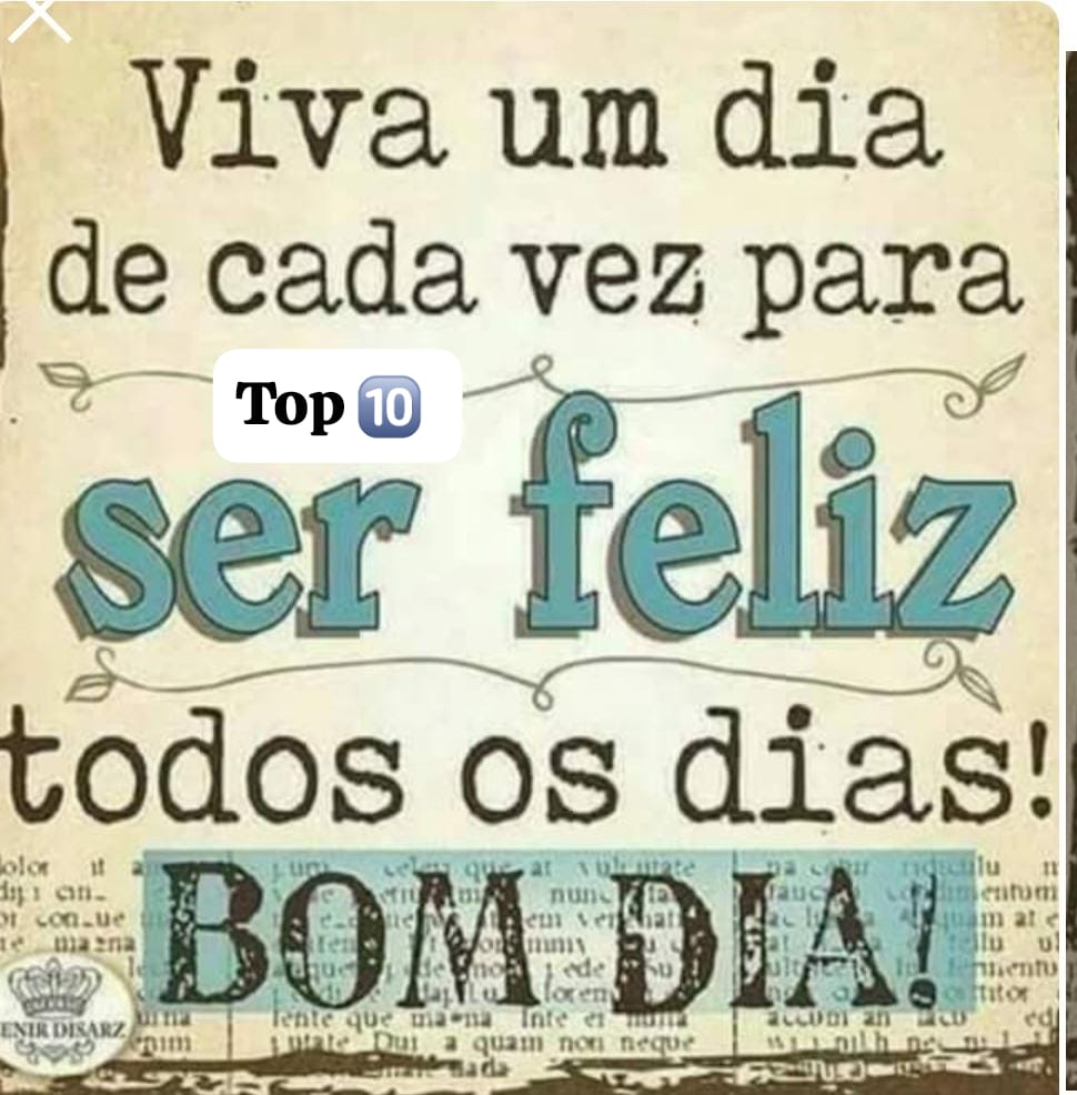 Vintage poster with a Portuguese quote in decorative blue and black lettering on a beige background