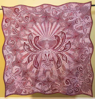 Pink Ornate Bandana Design