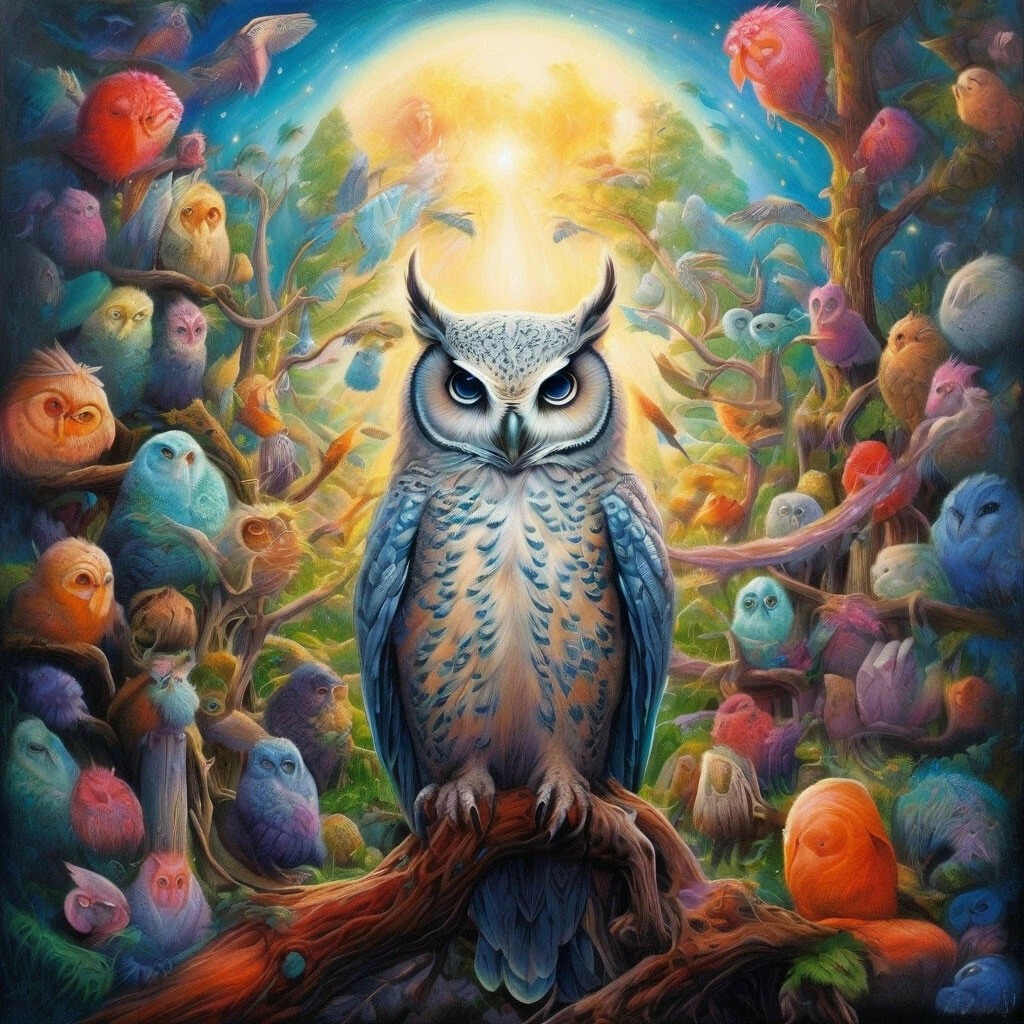 Moonlit Owl