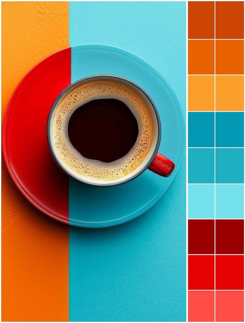 Coffee Cup Color Palette