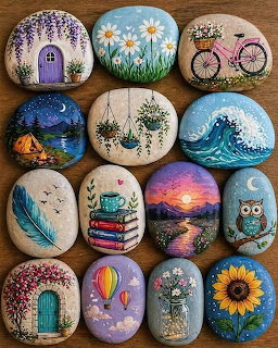 Painted Stone Art