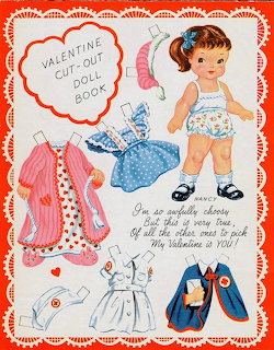 Valentine Nancy Paper Doll