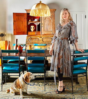 Kirsten Dunst with Dog