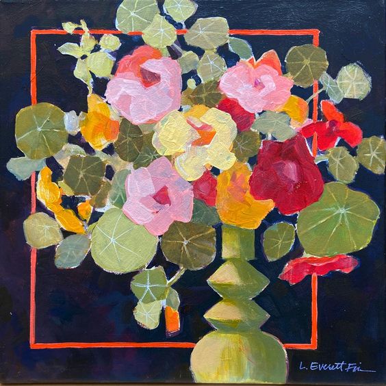 Floral Still Life Bouquet Painting