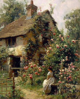 English Cottage Rose Garden