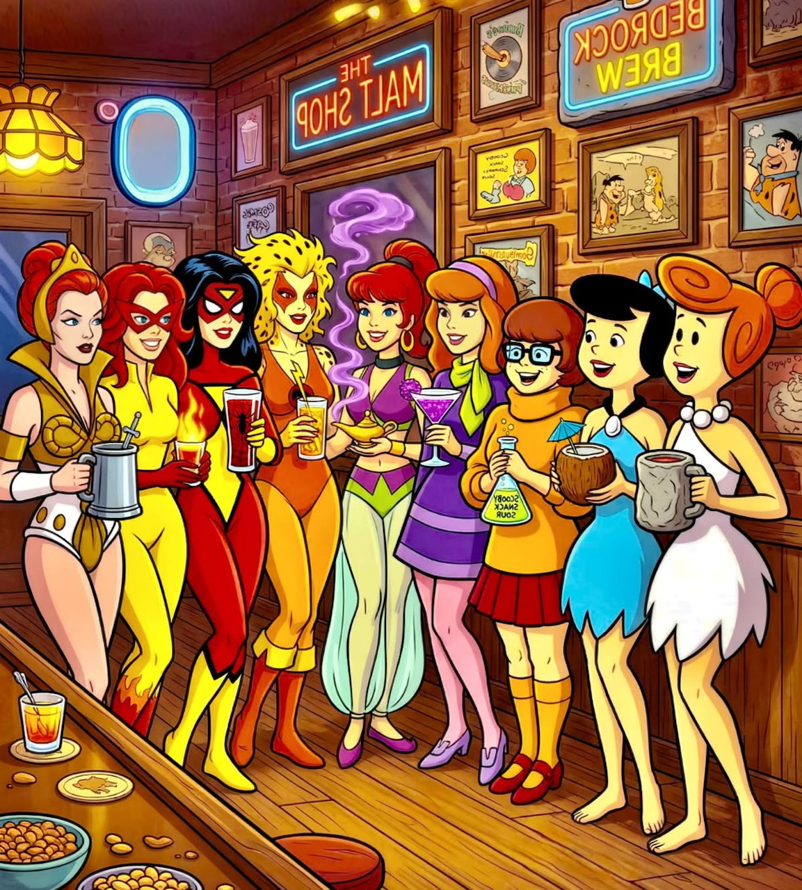 Classic Cartoon Gals