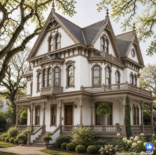 Victorian Mansion with Gardens