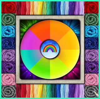 Rainbow Color Wheel Display