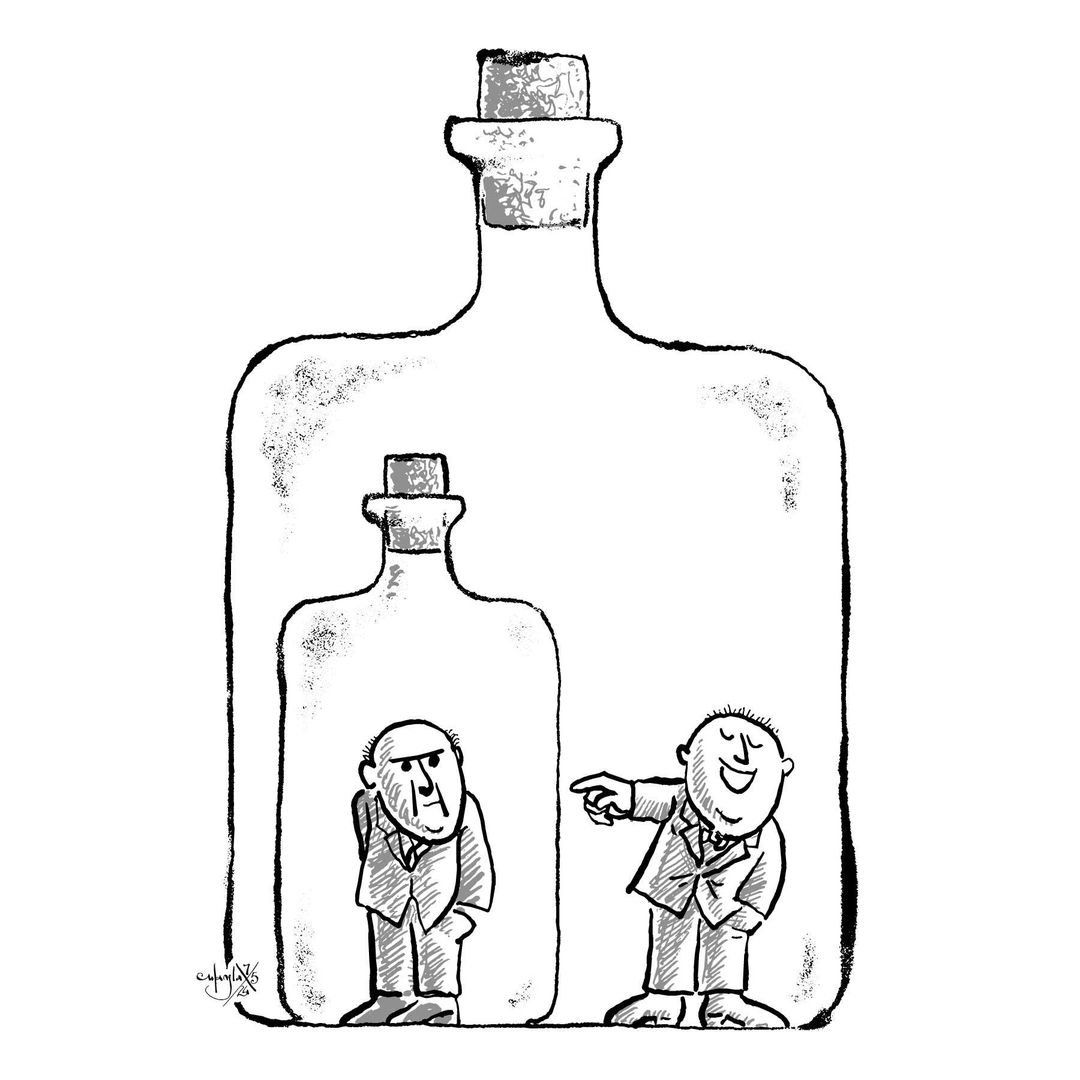 Men in Bottles