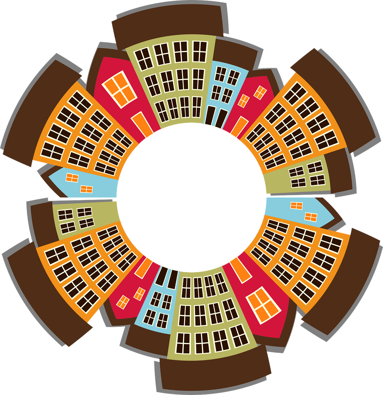 Circular City Buildings