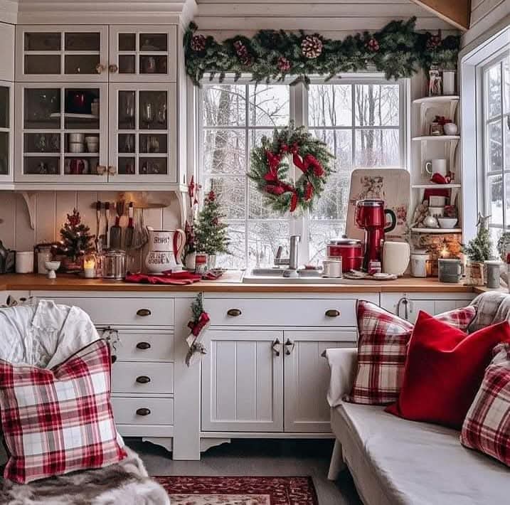 Cozy Christmas Kitchen