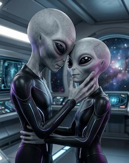 Grey Alien Couple
