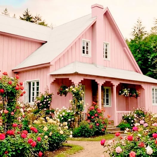 Pink Cottage Garden